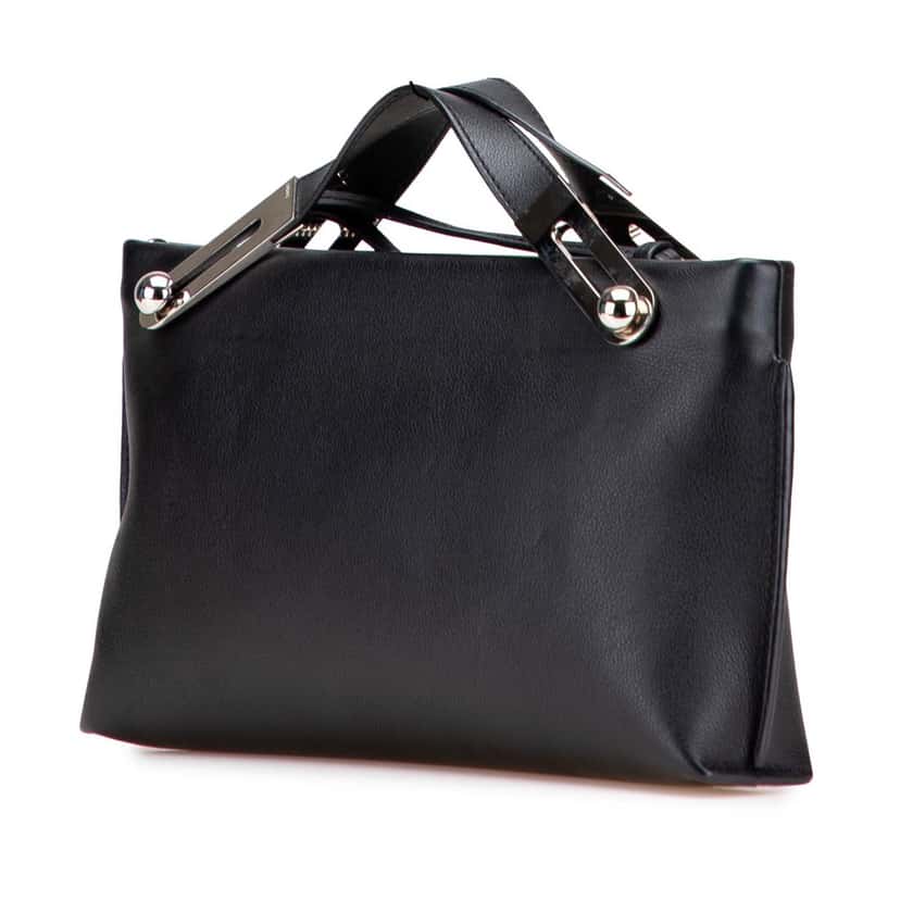 Loewe Small Leather Stars Missy Satchel Black Leather Good condition - Back View