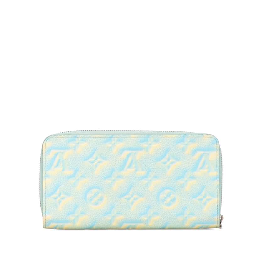 Louis Vuitton Monogram Empreinte Summer Stardust Zippy Wallet Blue Leather Good condition - Inside View