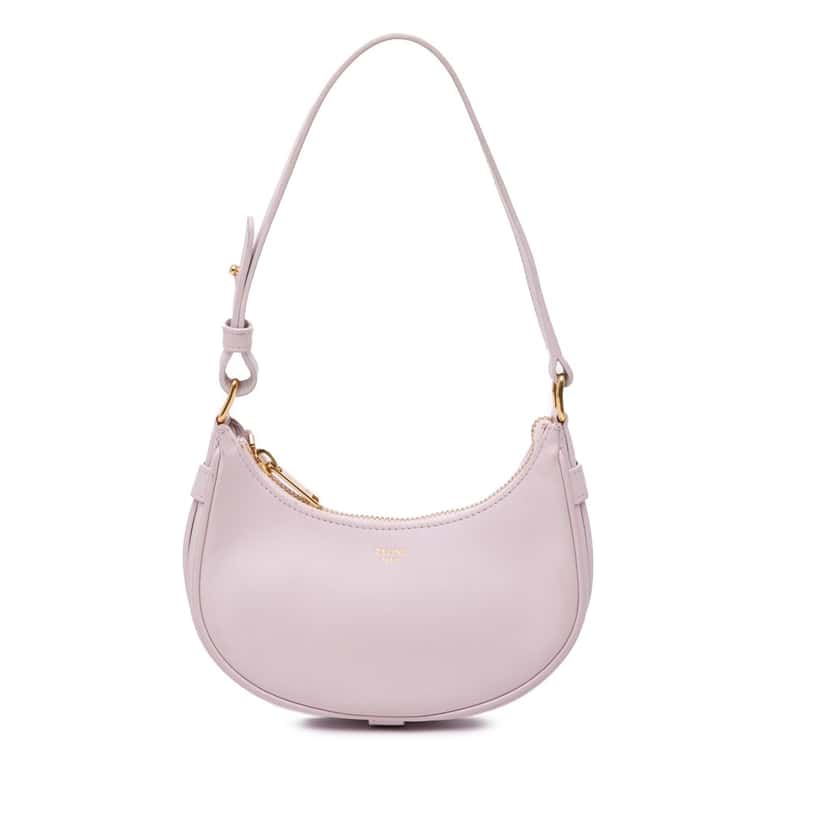 Celine Mini Smooth Calfskin Ava Shoulder Bag Pink Leather Very good condition - Front View