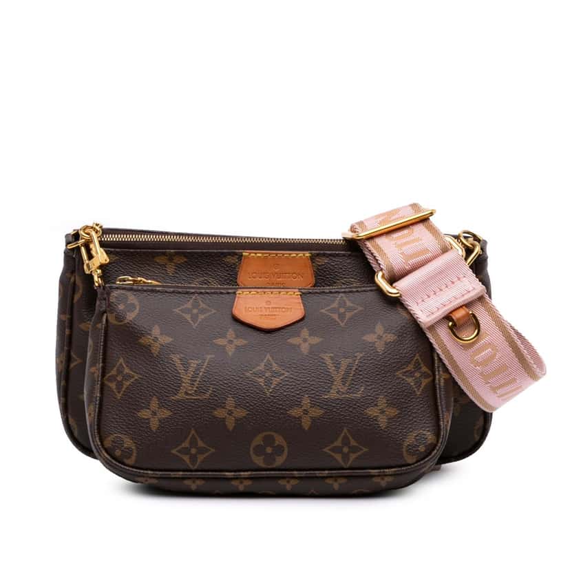 Louis Vuitton Monogram Multi Pochette Accessoires Brown Canvas Good condition - Front View