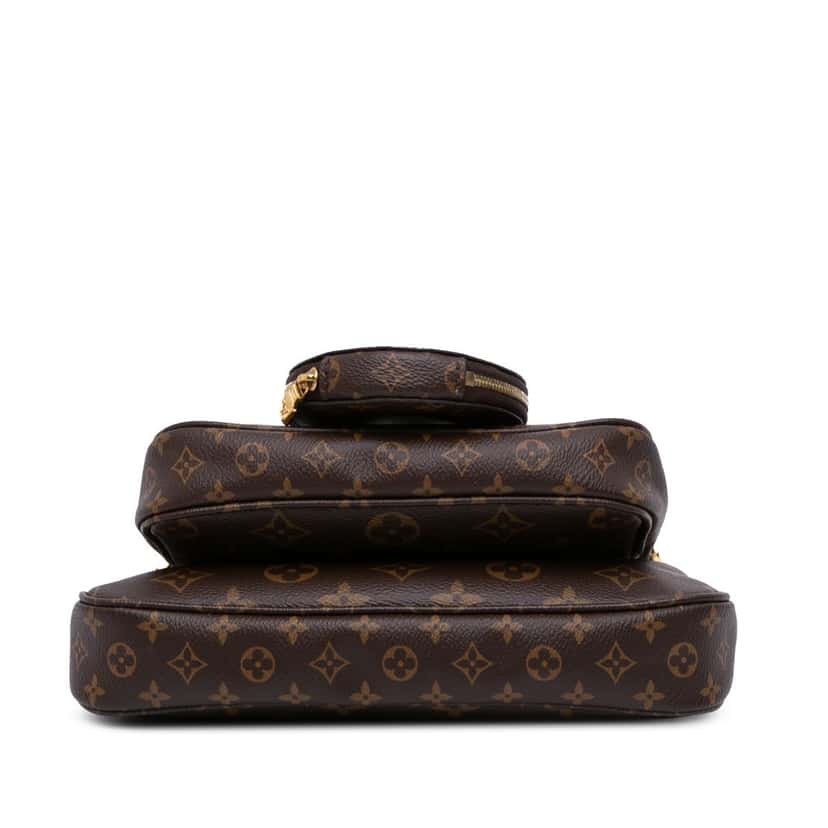 Louis Vuitton Monogram Multi Pochette Accessoires Brown Canvas Good condition - Inside View