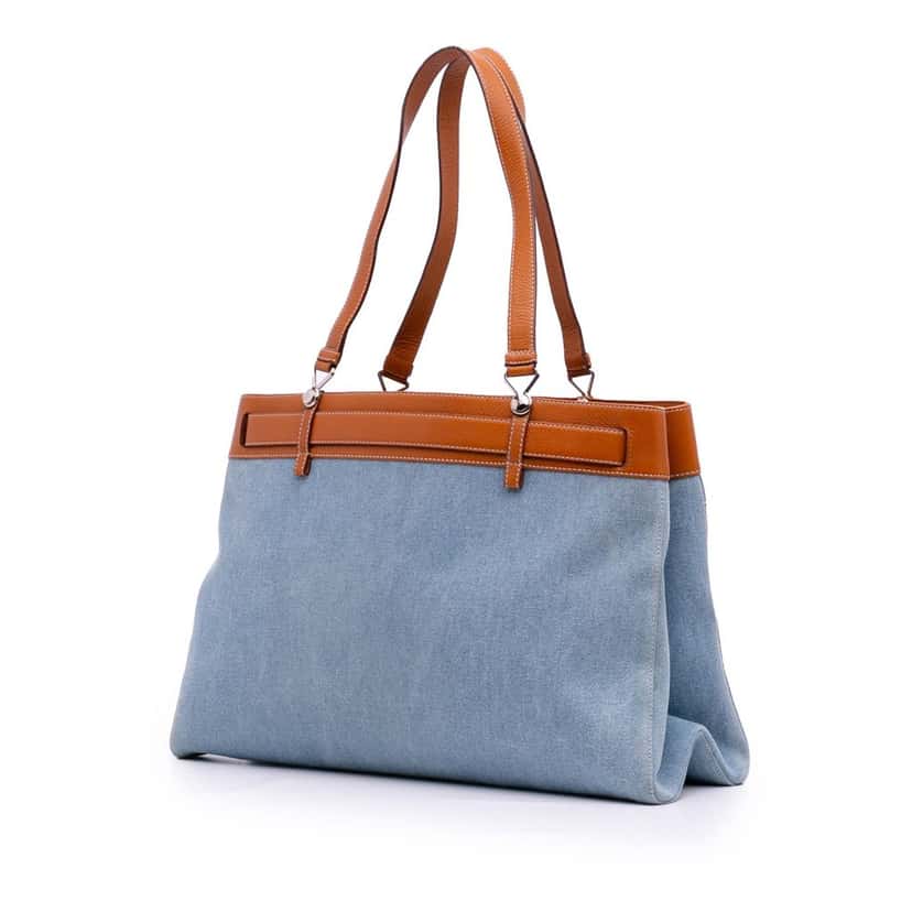 Dior Denim Jeans Pocket Tote Blue Denim Good condition - Back View
