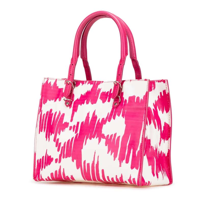 Balenciaga Mini Leather Papier A4 Satchel Pink Leather Good condition - Back View