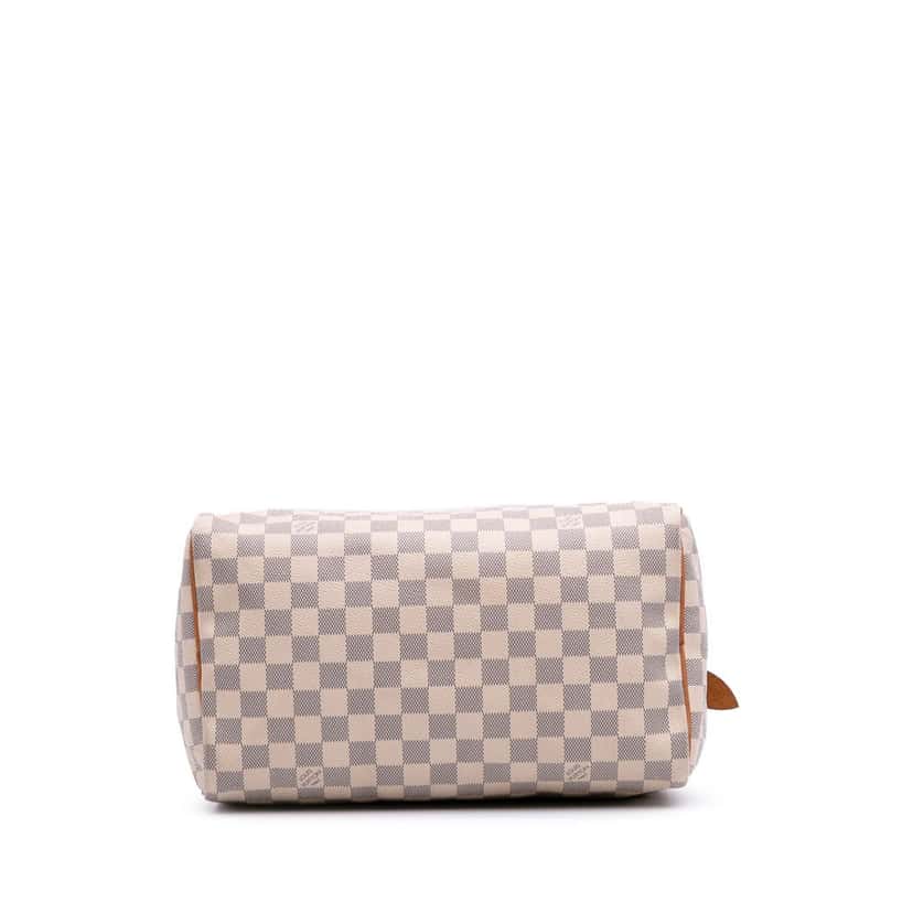 Louis Vuitton Damier Azur Speedy 30 White Canvas Good condition - Inside View