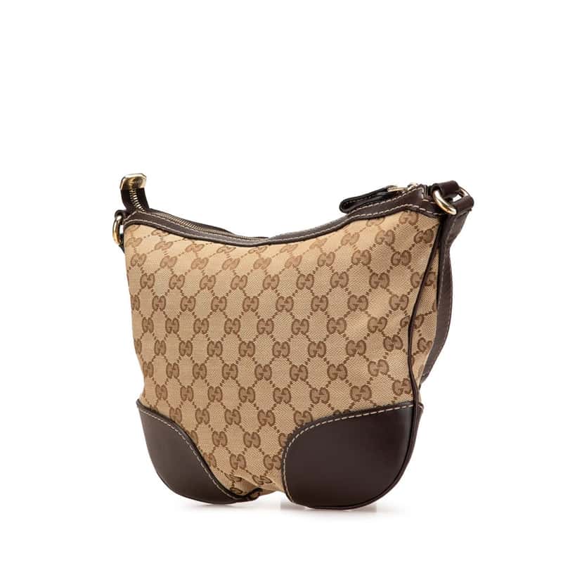 Gucci GG Canvas Lovely Crossbody Brown Canvas Good condition - Back View