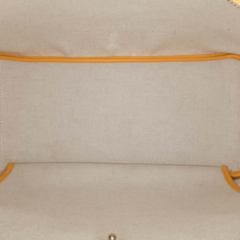 Goyard Goyardine Artois PM Yellow Canvas Good condition - Model View