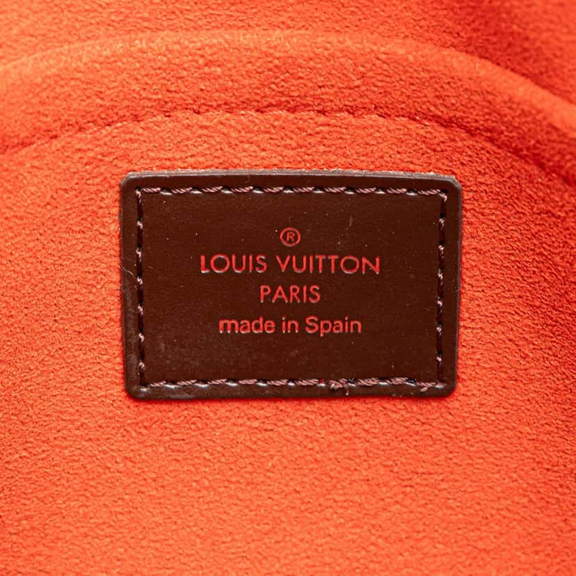 Louis Vuitton Damier Ebene Mini Sarria Brown Canvas Good condition - Box View