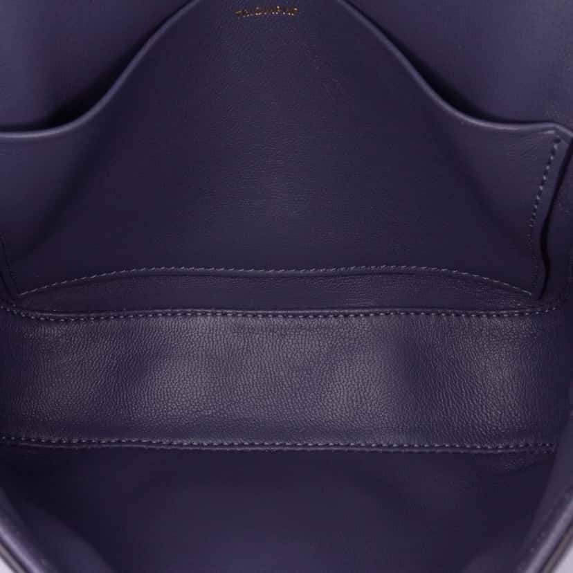 Celine Teen Shiny Calfskin Triomphe Crossbody Purple Leather Good condition - Model View