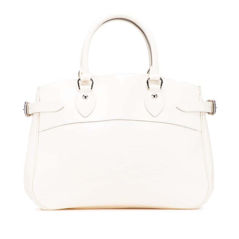 Louis Vuitton Epi Passy PM White Leather Good condition - Front View