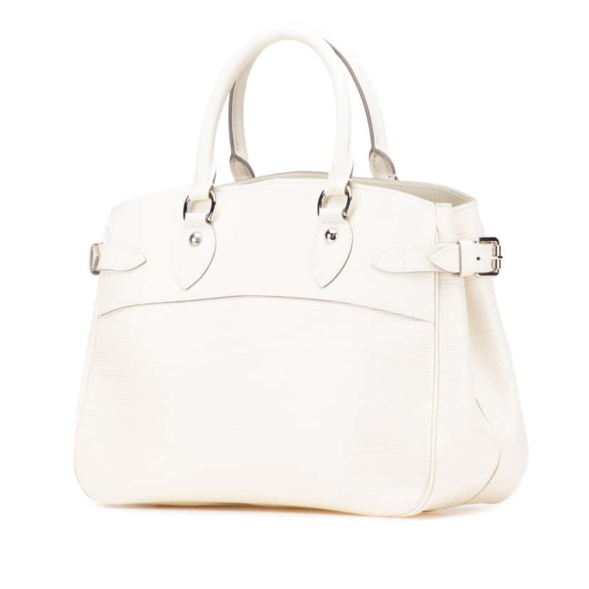 Louis Vuitton Epi Passy PM White Leather Good condition - Back View