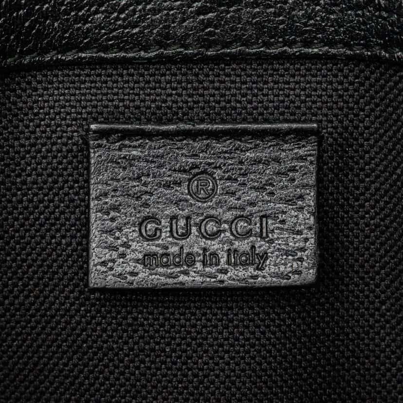 Gucci GG Supreme Psychedelic Belt Bag Black Canvas Good condition - Box View