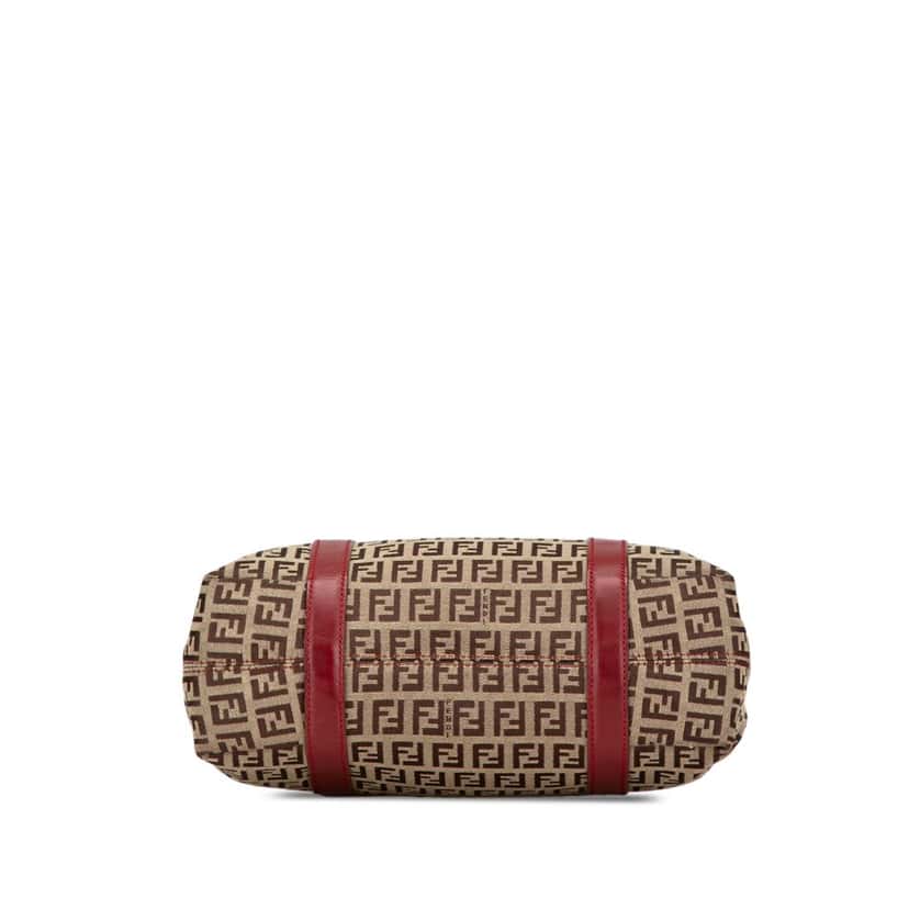 Fendi Zucchino Canvas Handbag Brown Canvas Fair condition - Inside View