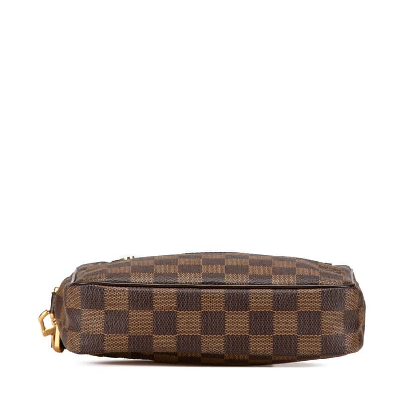Louis Vuitton Damier Ebene Pochette Billets Macao Brown Canvas Good condition - Inside View