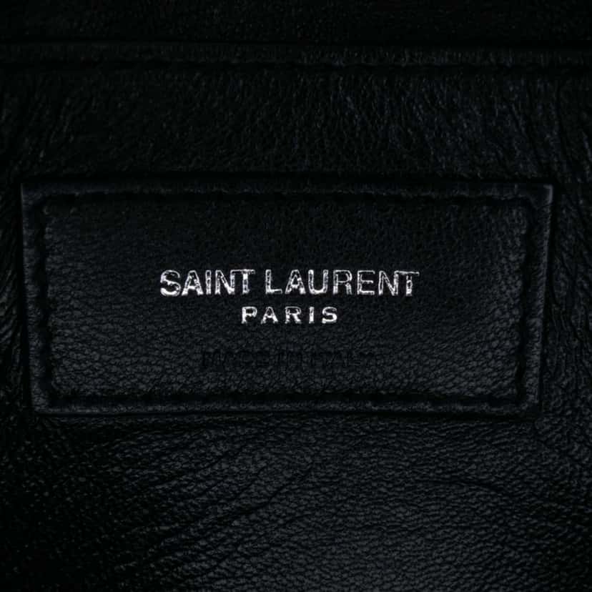 Saint Laurent Medium Jersey Wool Patchwork Jamie Crossbody Pink Wool Good condition - Box View