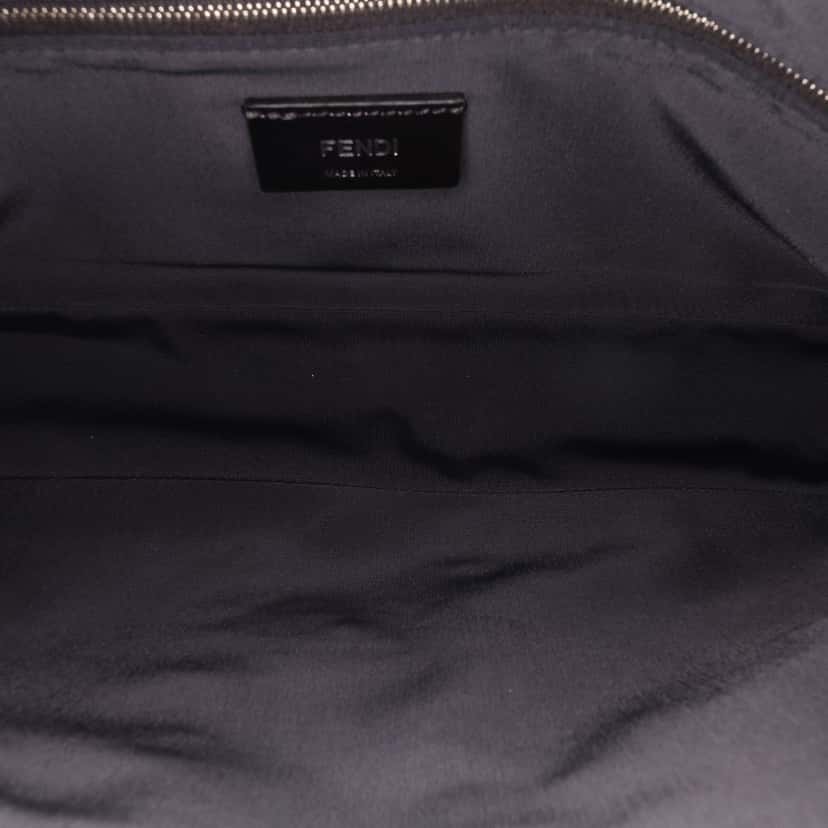 Fendi Large Zucca Vertigo Mesh Baguette Satchel Brown Canvas Good condition - Model View