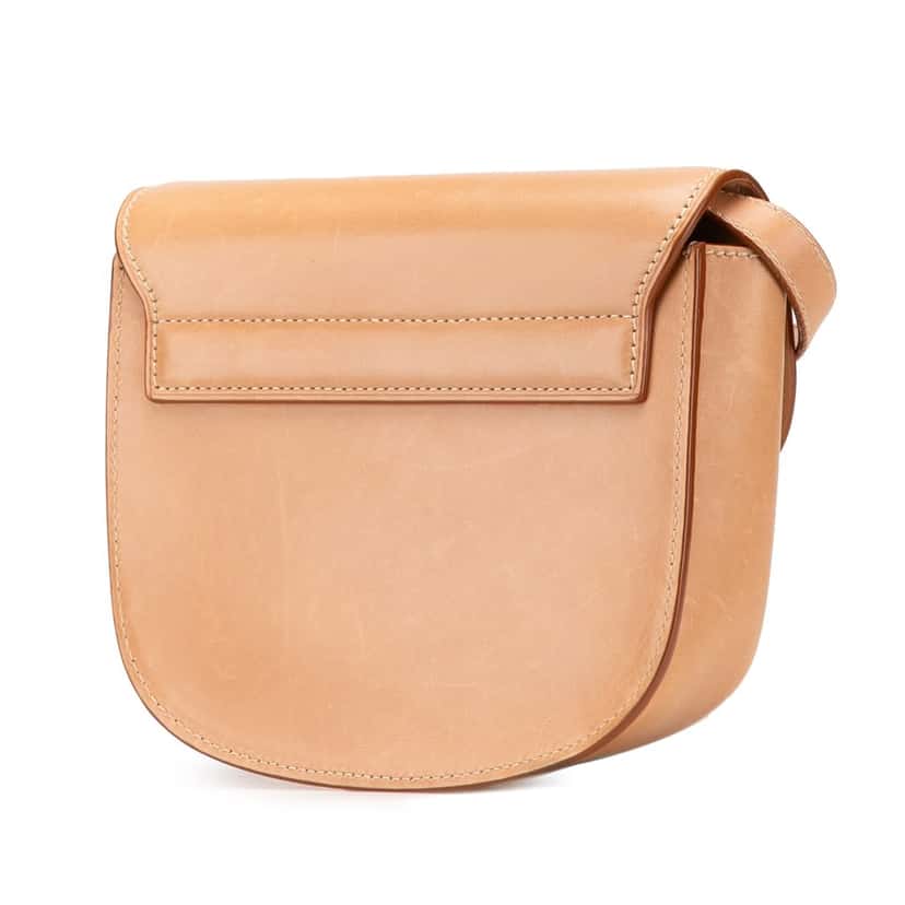 Saint Laurent Small Leather Kaia Crossbody Brown Leather Good condition - Back View