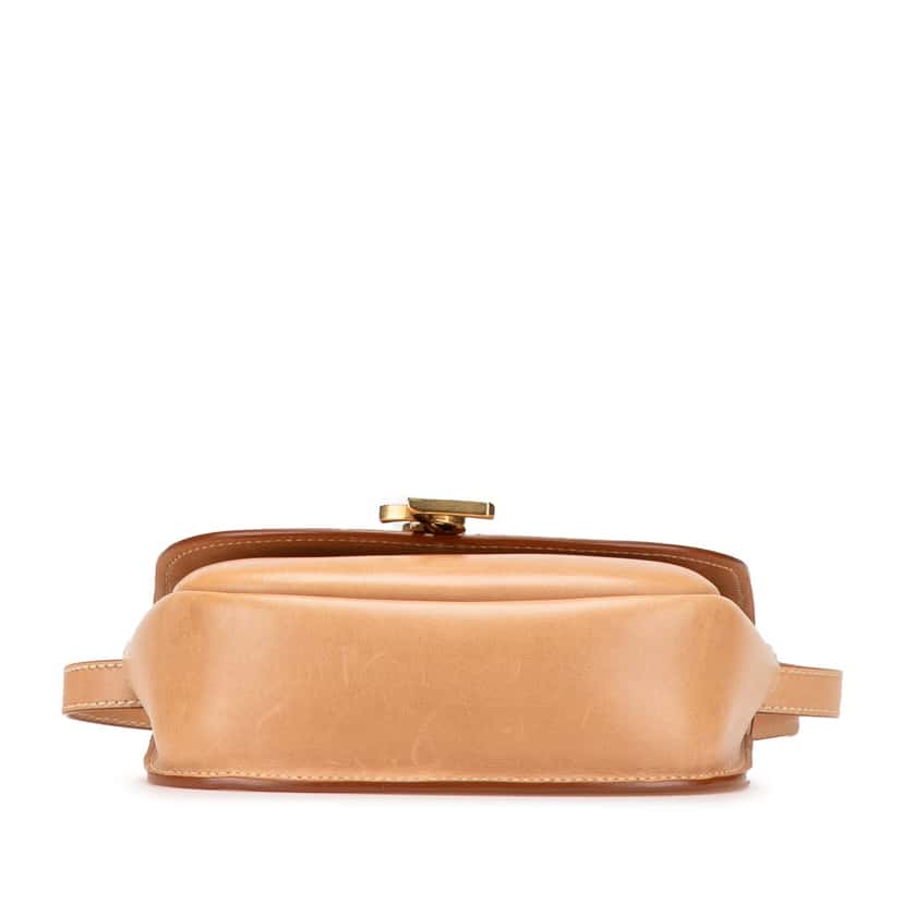 Saint Laurent Small Leather Kaia Crossbody Brown Leather Good condition - Inside View