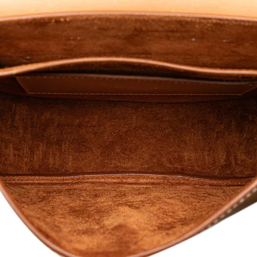 Saint Laurent Small Leather Kaia Crossbody Brown Leather Good condition - Model View