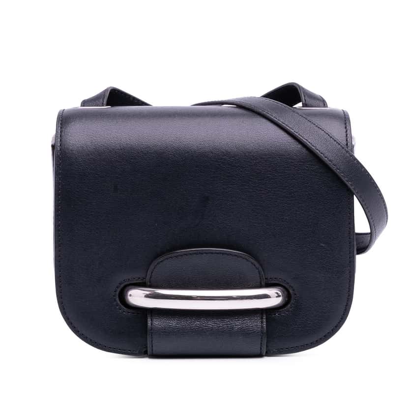 Mulberry Smooth Calfskin Selwood Crossbody Blue Leather Good condition - Front View