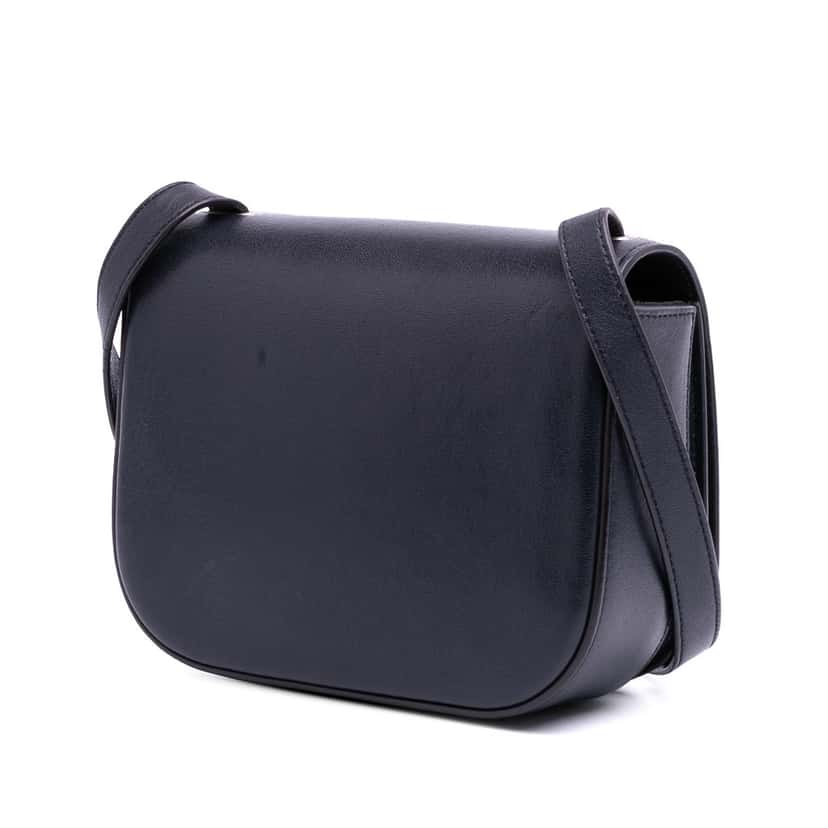 Mulberry Smooth Calfskin Selwood Crossbody Blue Leather Good condition - Back View