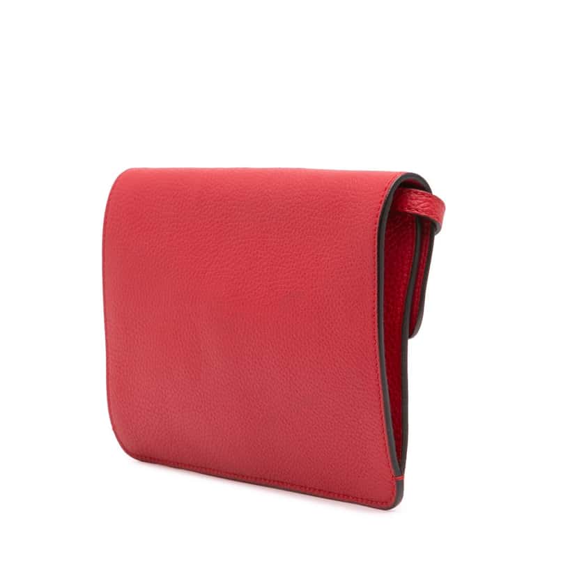 Gucci Leather Soft Jackie Convertible Crossbody Red Leather Good condition - Back View
