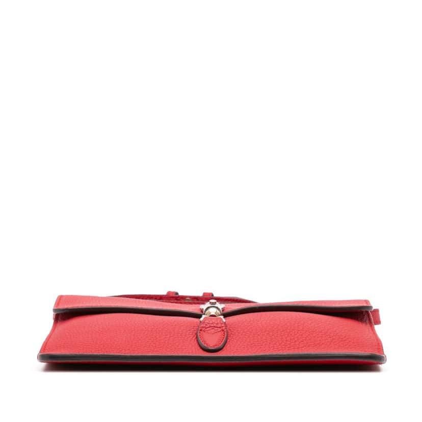 Gucci Leather Soft Jackie Convertible Crossbody Red Leather Good condition - Inside View
