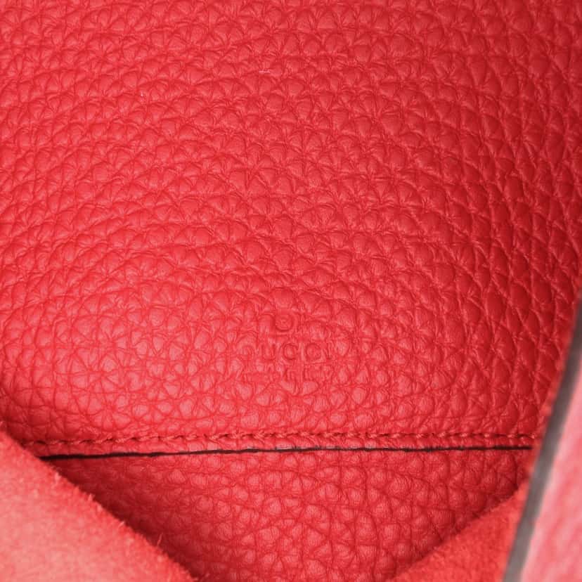 Gucci Leather Soft Jackie Convertible Crossbody Red Leather Good condition - Box View