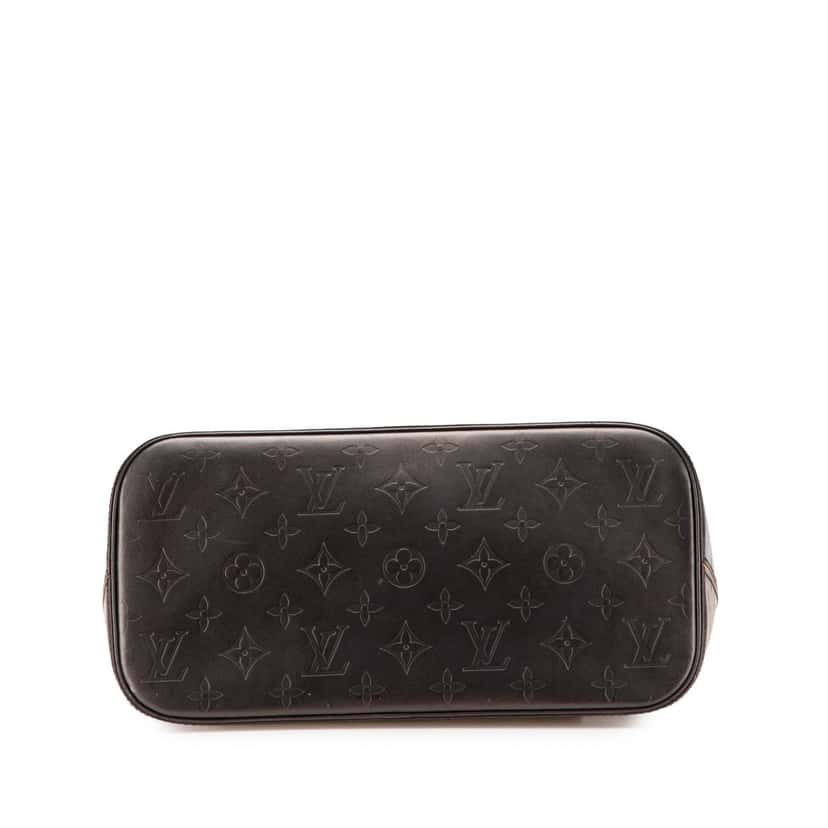 Louis Vuitton Monogram Mat Stockton Grey Leather Good condition - Inside View