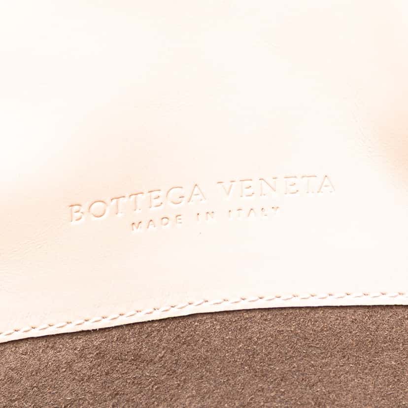 Bottega Veneta Leather Intrecciato Tote Pink Leather Good condition - Box View