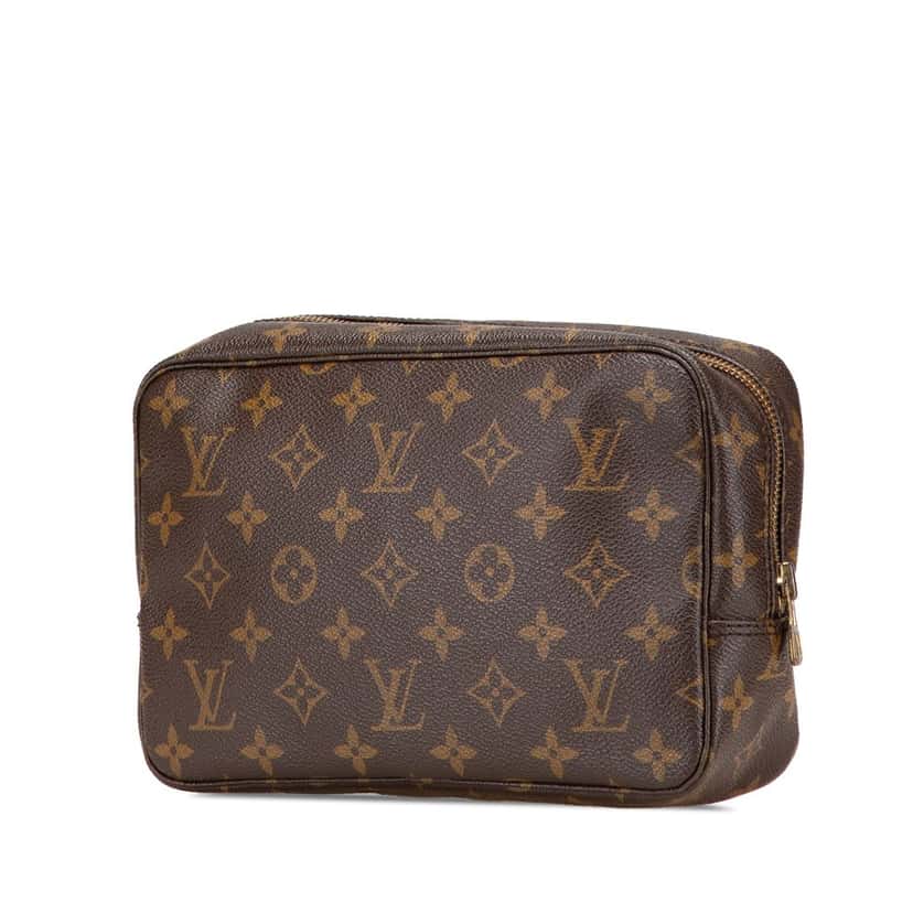Louis Vuitton Monogram Trousse Toilette 23 Brown Canvas Good condition - Back View