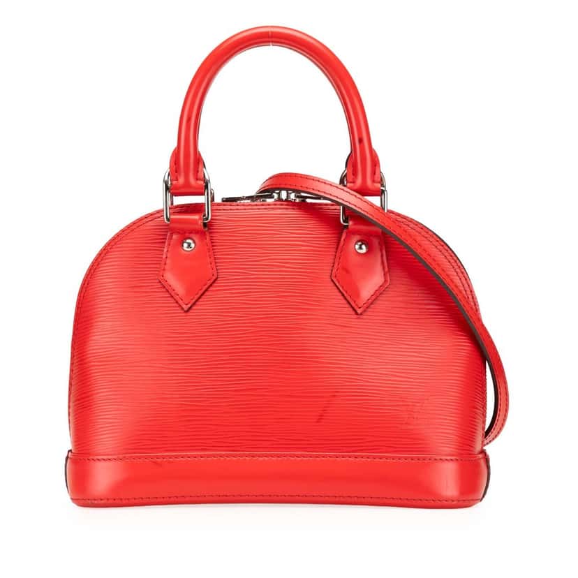 Louis Vuitton Epi Alma BB Red Leather Good condition - Front View