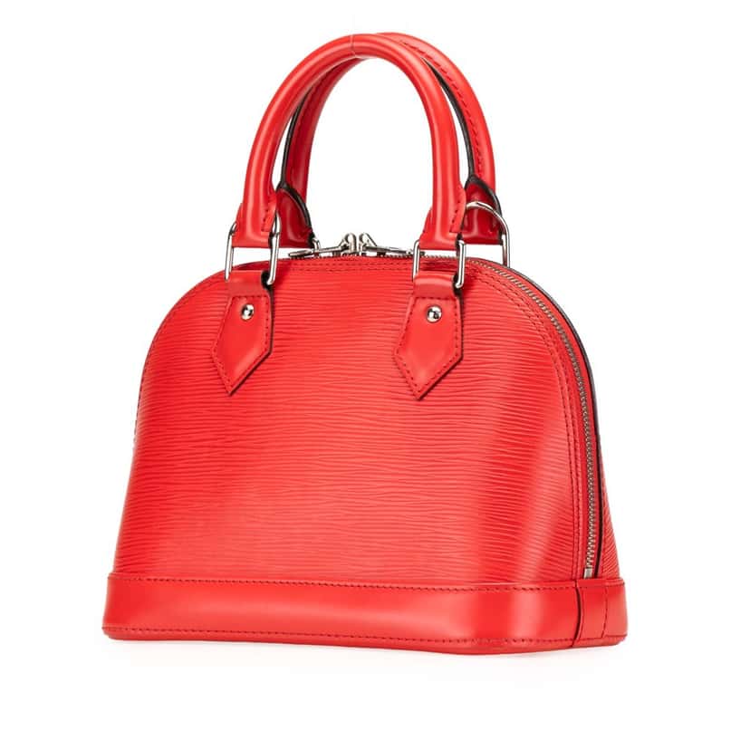 Louis Vuitton Epi Alma BB Red Leather Good condition - Back View
