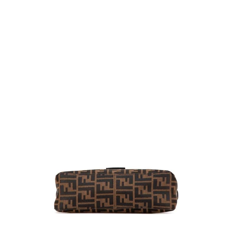 Fendi Zucca Canvas Shoulder Bag Brown Canvas Good condition - Inside View
