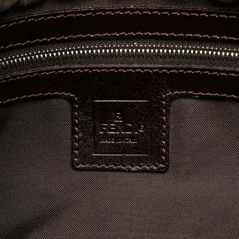 Fendi Zucca Canvas Shoulder Bag Brown Canvas Good condition - Box View
