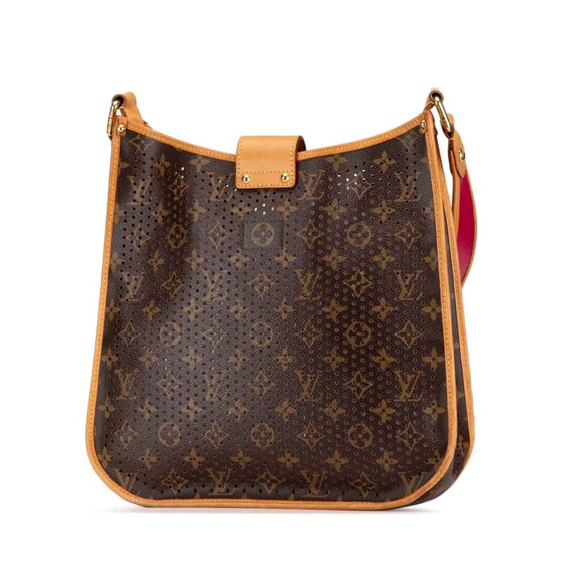 Louis Vuitton Monogram Musette Perforated Brown Canvas Good condition - Back View