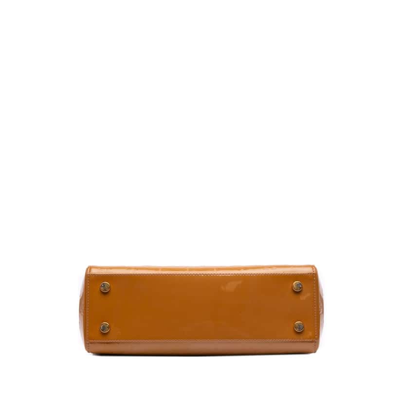 Louis Vuitton Monogram Vernis Brea MM Brown Leather Good condition - Inside View