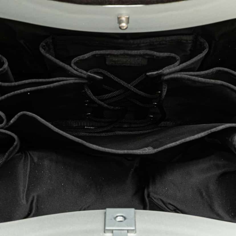 Chanel Jersey Millennium 2005 Hard Case Hip Bag Brown Cotton Good condition - Model View