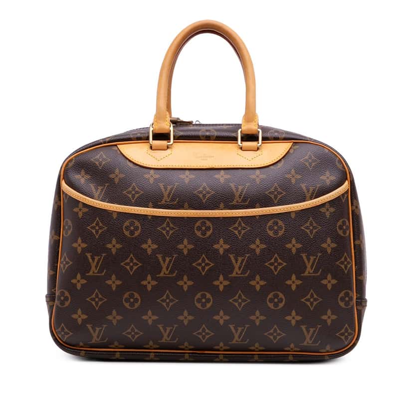 Louis Vuitton Monogram Deauville Brown Canvas Good condition - Front View