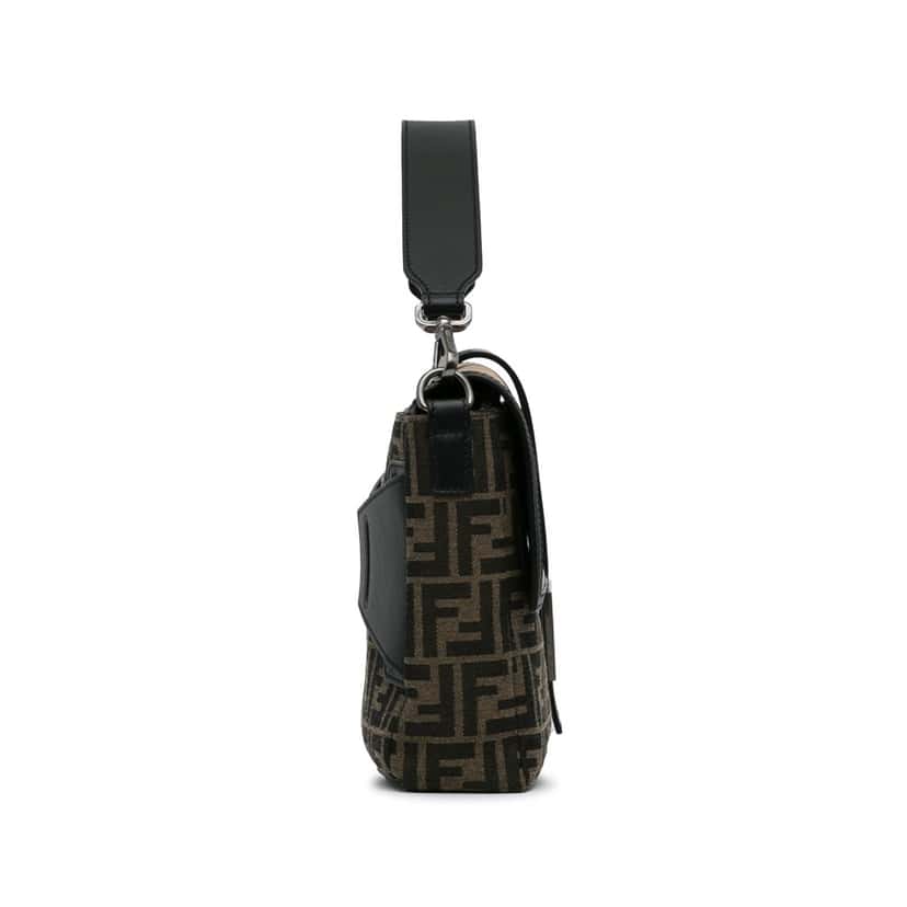 Fendi Large Zucca Canvas Convertible Belt Baguette Brown Canvas Very good condition - Inside View