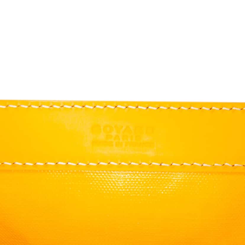 Goyard Goyardine Bellechasse PM Yellow Canvas Good condition - Box View