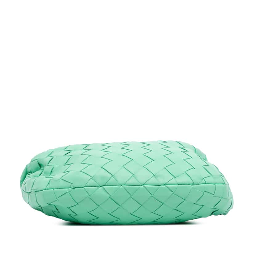 Bottega Veneta Mini Nappa Intrecciato Jodie Green Leather Good condition - Inside View