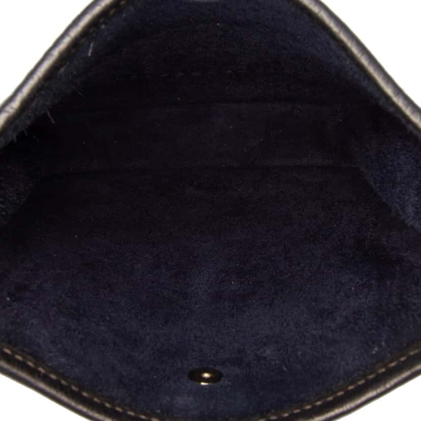 Hermès Clemence Evelyne TPM Blue Leather Good condition - Model View