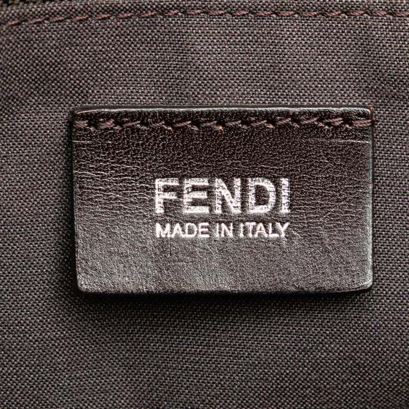 Fendi Zucca Spalmati Tote Brown Canvas Good condition - Box View