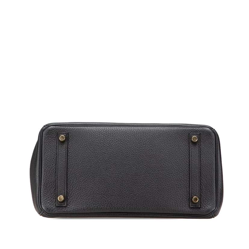 Hermès Togo Birkin Retourne 30 Black Leather Good condition - Inside View