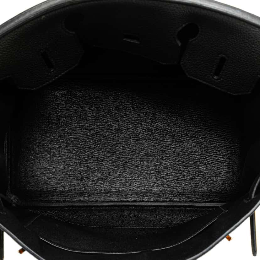 Hermès Togo Birkin Retourne 30 Black Leather Good condition - Model View