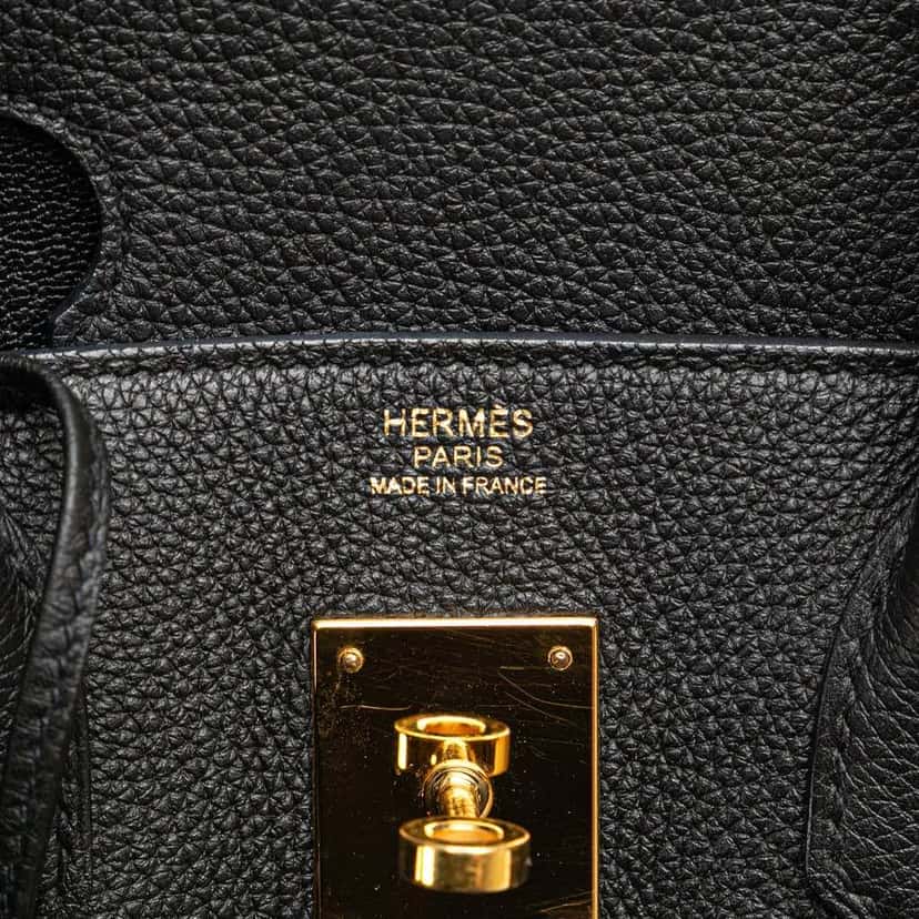 Hermès Togo Birkin Retourne 30 Black Leather Good condition - Box View
