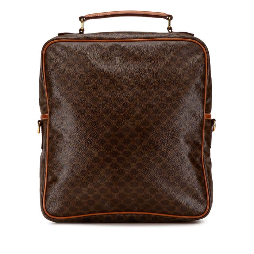 Celine Macadam Satchel Brown Canvas Good condition - Inside View