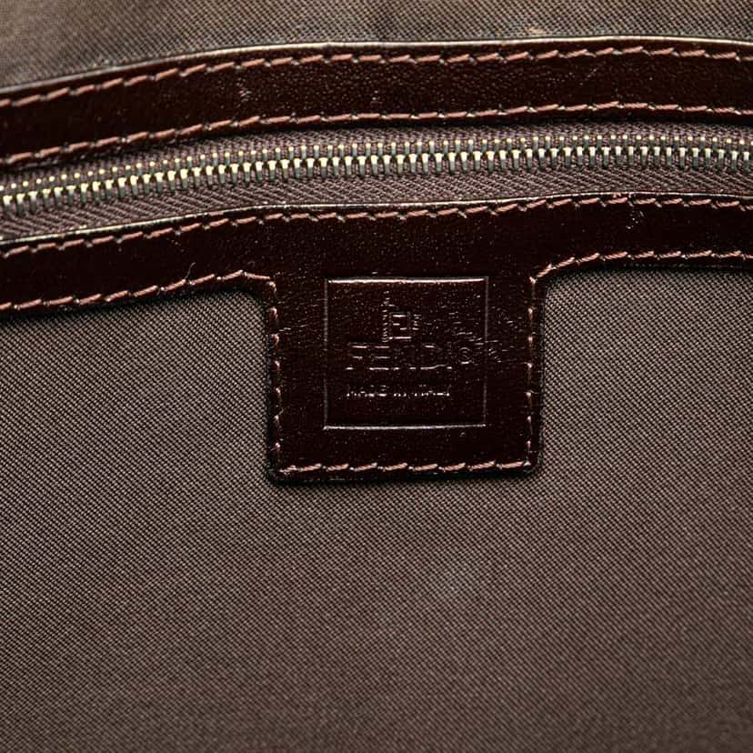Fendi Zucca Canvas Shoulder Bag Brown Canvas Good condition - Box View
