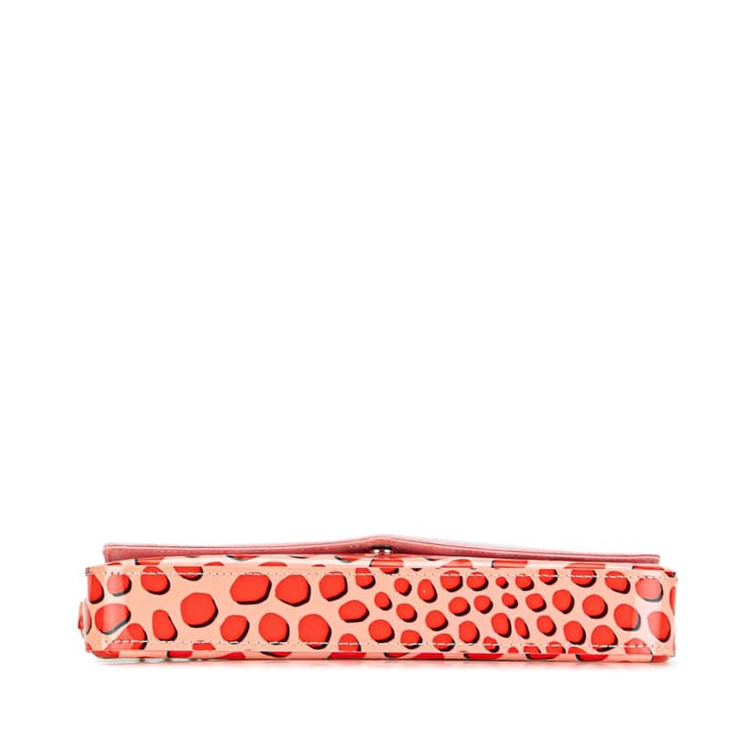 Louis Vuitton Monogram Vernis Jungle Dots Pochette Felicie Pink Leather Good condition - Inside View
