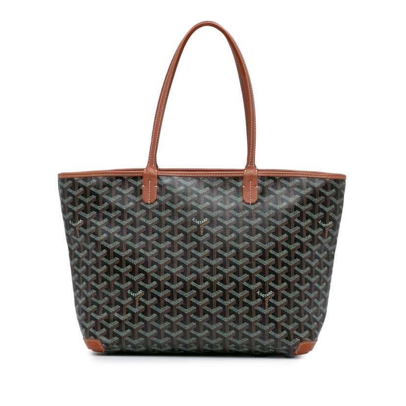 Goyard Goyardine Artois PM Black Canvas Good condition - Front View
